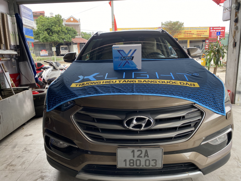 Độ đèn nâng cấp ánh sáng Hyundai	